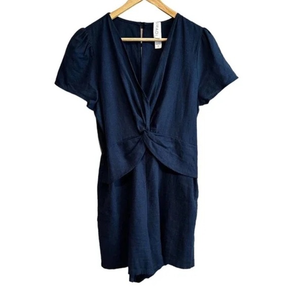 Anthropologie Amadi Epona Linen Romper - Picture 2 of 4
